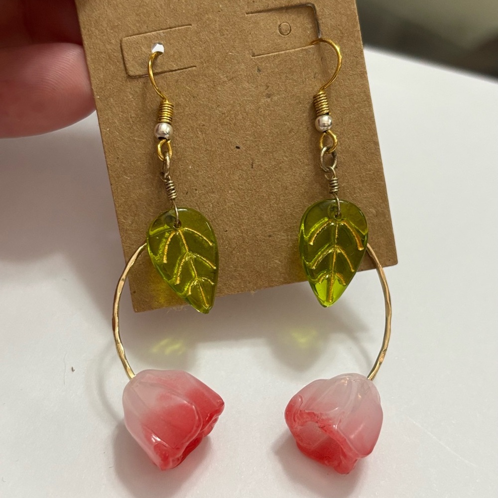 Whimsical Fairy Floral Earrings